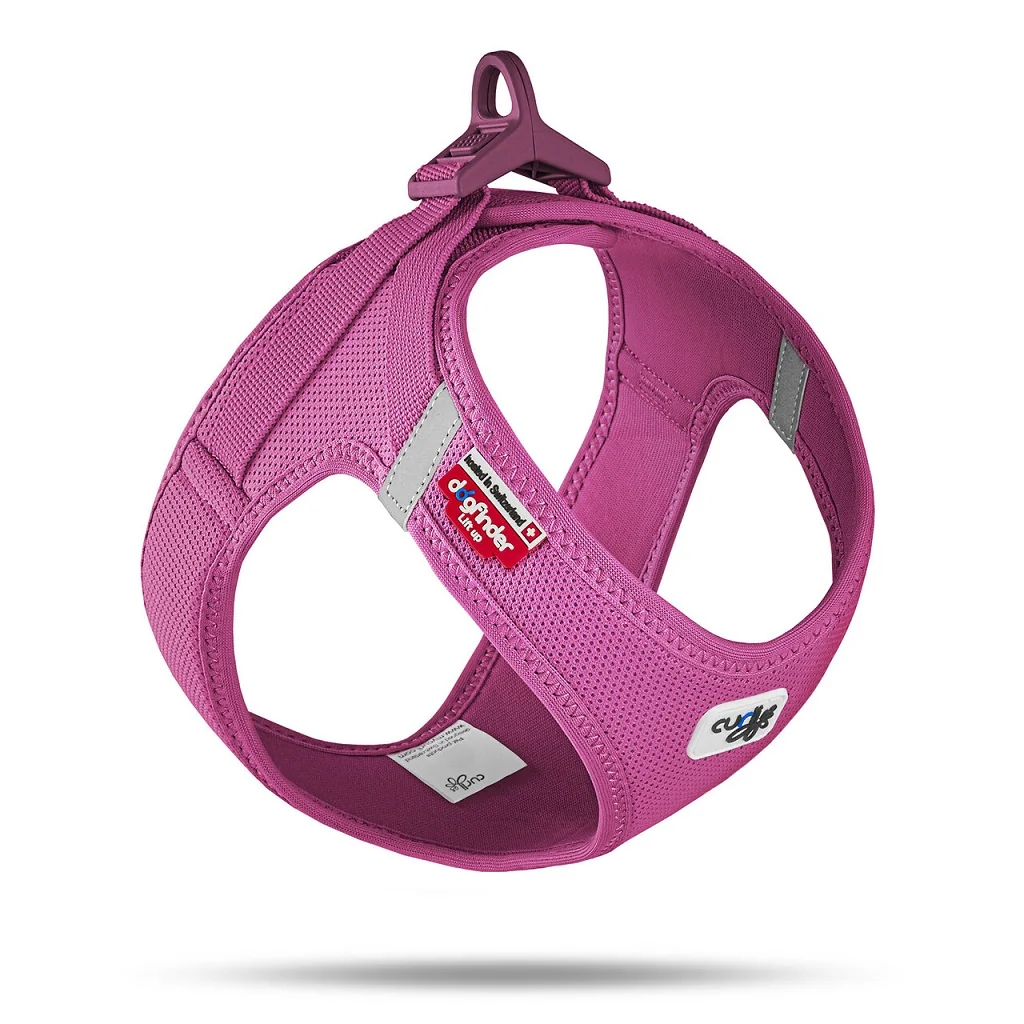 CURLI Postroj pre psov so sponou Air-Mesh Fuchsia 3XS, 1,5- 3 kg