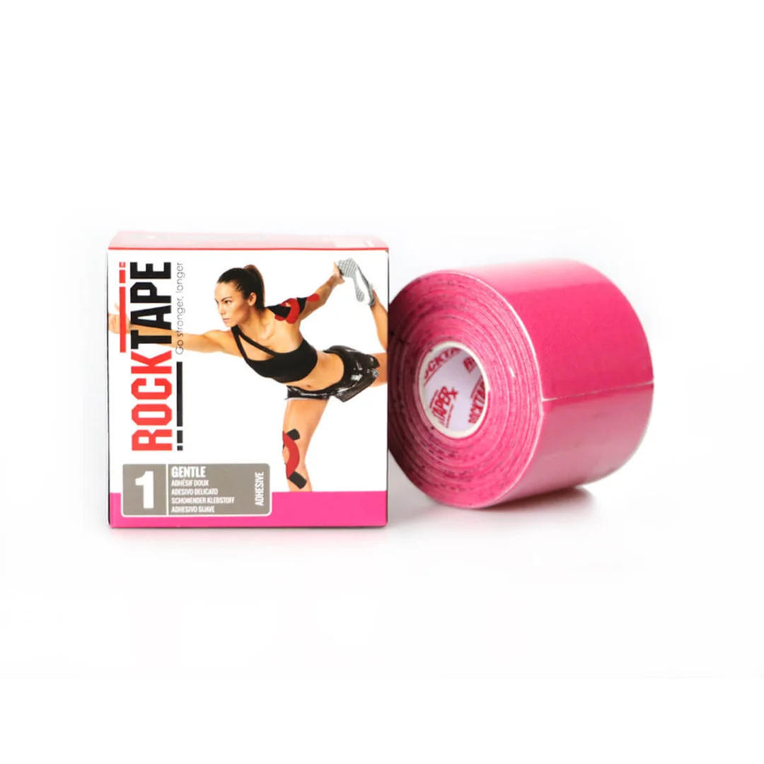 RockTape pre citlivú pokožku 5cm x 5m ružová