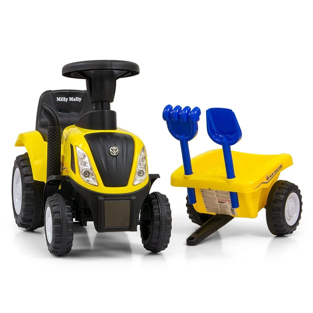 Odrážadlo NEW HOLLAND T7 TRAKTOR Milly Mally žlté 