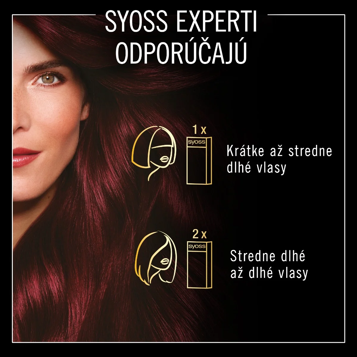 Syoss Oleo Intense farba na vlasy Burgundská červeň 4-23 1×1 ks, farba na vlasy