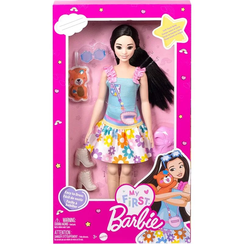 Mattel Barbie Moja prvá bábika čierne vlasy 34cm 