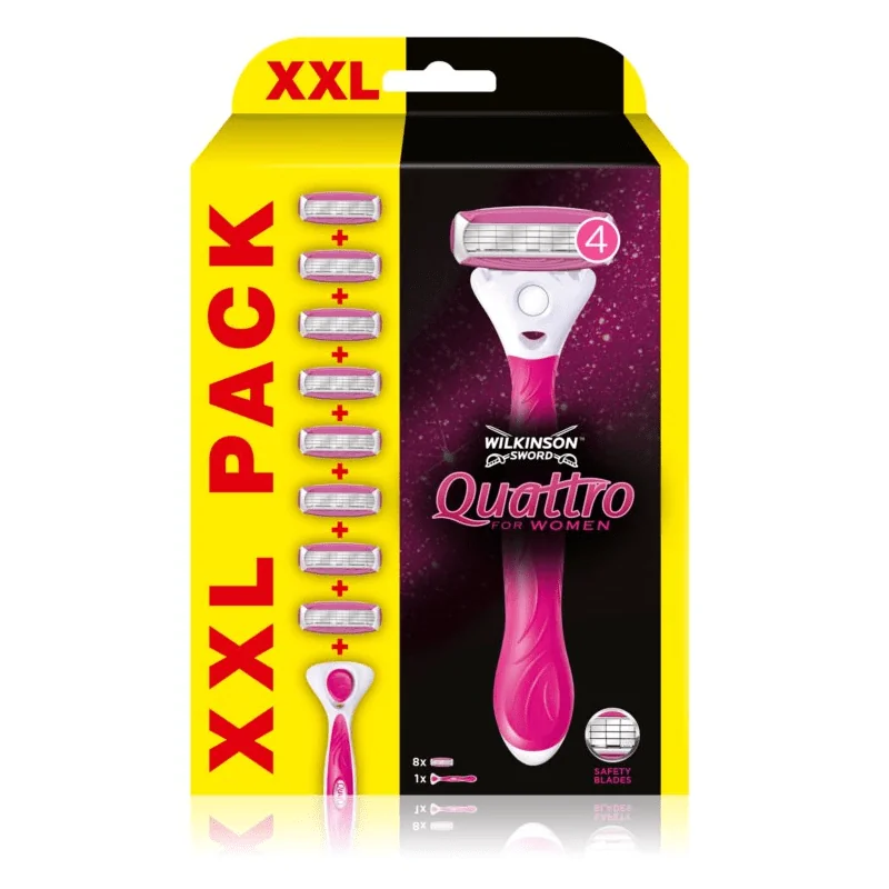 Wilkinson Quattro for Women Blades XXL Pack dámsky holiaci strojček (7001147Y)