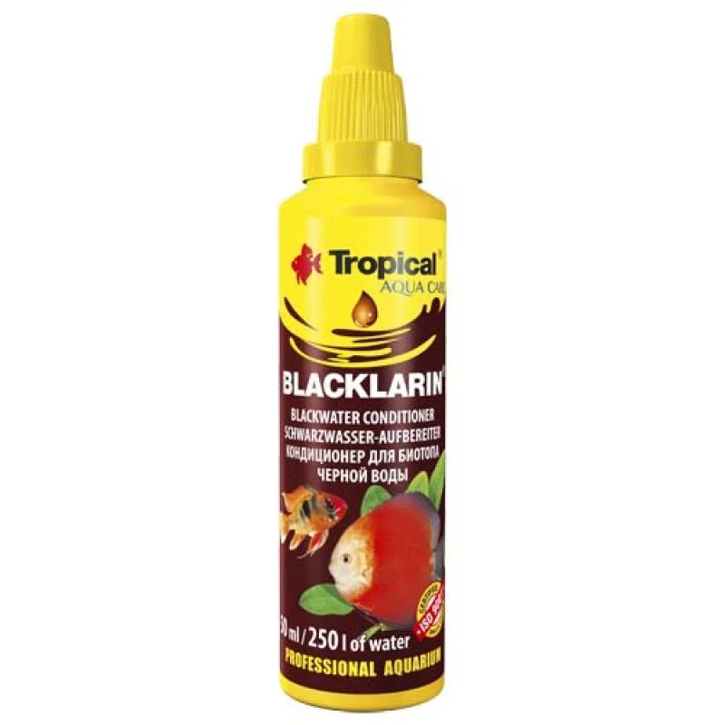 TROPICAL Blacklarin 50ml na 250l kondicionér pre biotop čiernych vôd