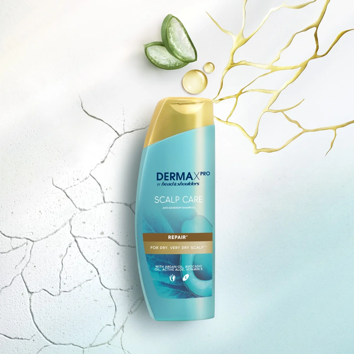 DERMAxPRO by Head & Shoulders Vyživujúci šampón Proti Lupinám Pre Veľmi Suchú Pokožku Hlavy 270ml 1×270 ml, šampón na vlasy