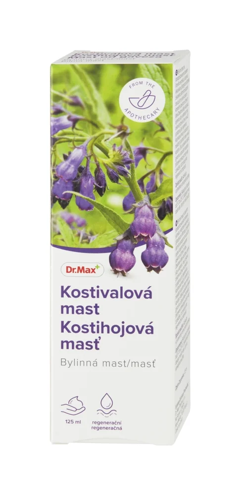 Dr. Max Kostihojová masť 1×125 ml, bylinná masť na masáž svalov, končatín