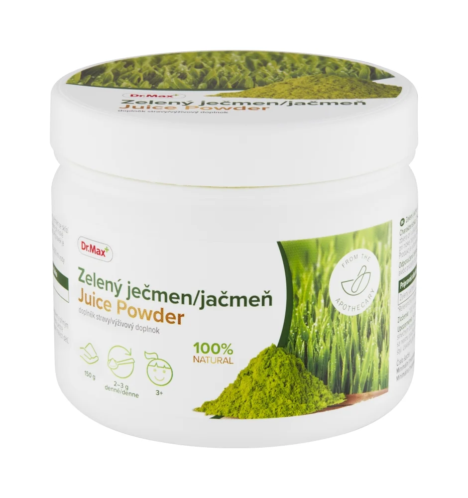 Dr. Max Zelený jačmeň Juice Powder 1×150 g, výživový doplnok