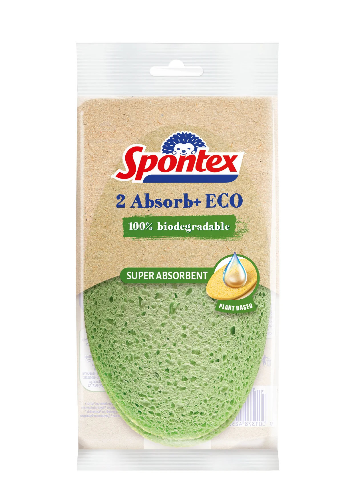 Spontex Absorb+ ECO huba 1×2 ks, hubka