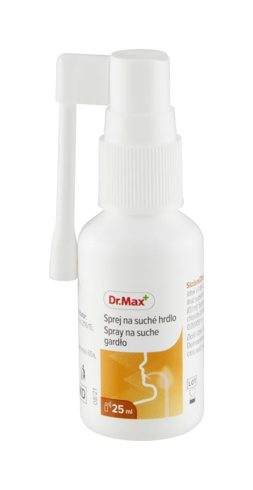 Dr. Max Sprej na suché hrdlo 1×25 ml, sprej na suché hrdlo