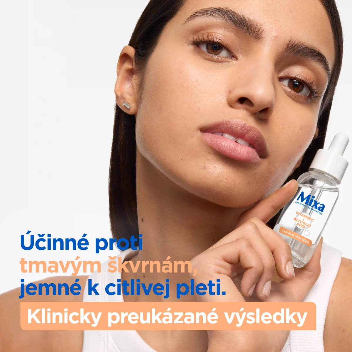 Mixa Sensitive Skin Expert sérum proti tmavým škvrnám 1×30 ml, sérum proti tmavým škvrnám