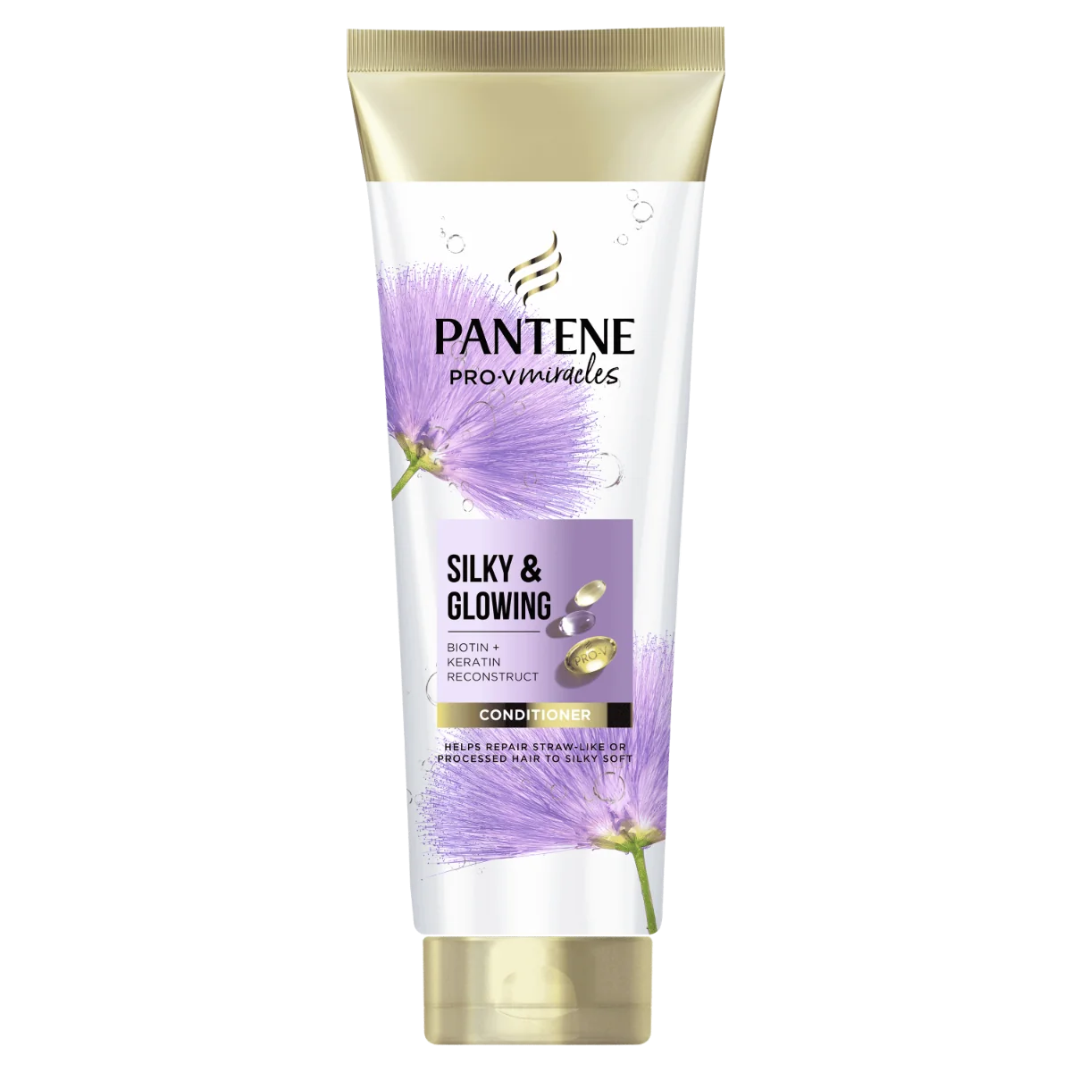 PANTENE SILKY&GLOW KONDICIO.BIOT.KERAT.RECON.160ML