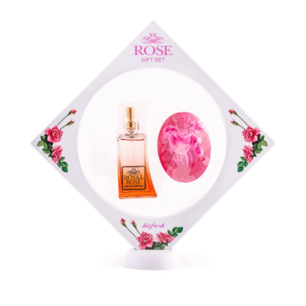 Darčekový set - Parfum a glycerínové mydlo-ROYAL ROSE-1ks