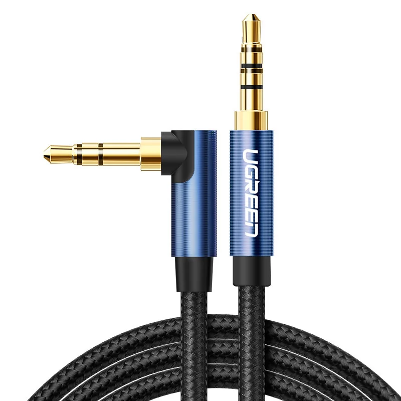 Ugreen AV112 audio kábel 3.5mm mini jack M/M 2m, modrý 