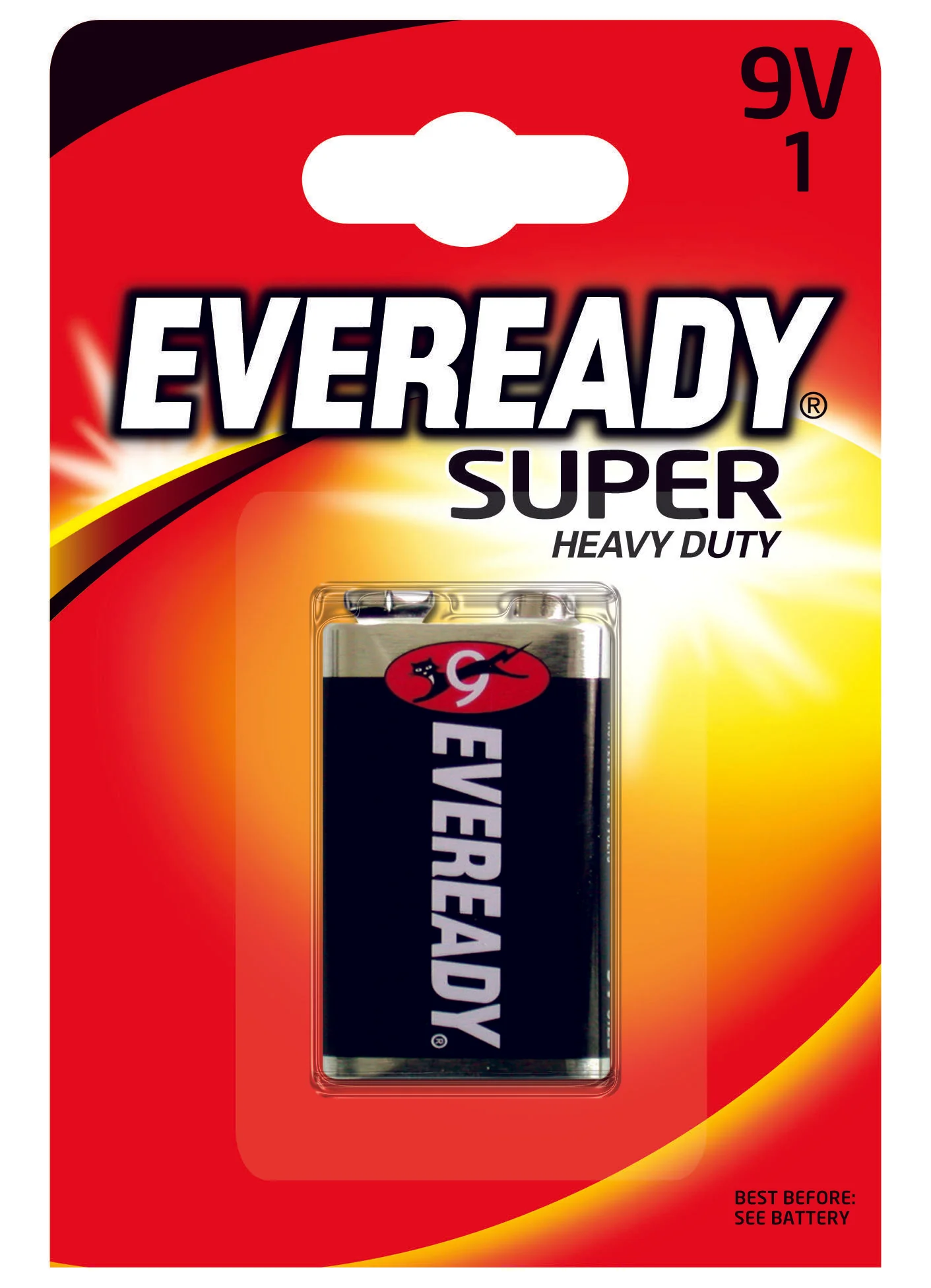 Energizer  Eveready Super Heavy Duty 9V 6F22 zinkovo-chloridová batéria 1ks 7638900227543