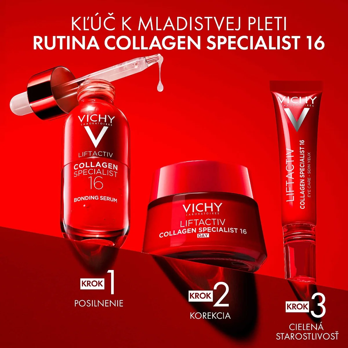 VICHY Liftactiv Collagen Specialist 16 očný krém 1×15 ml, očný krém