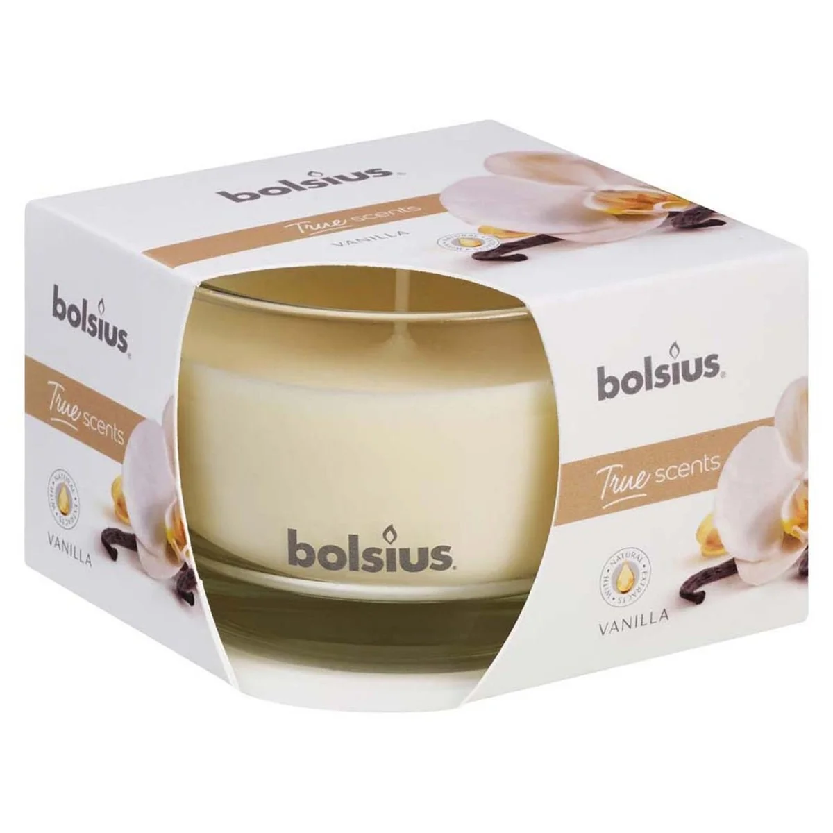 Bolsius Aromatic 2.0 Sklo 80x50mm Vanilla, vonná svíčka