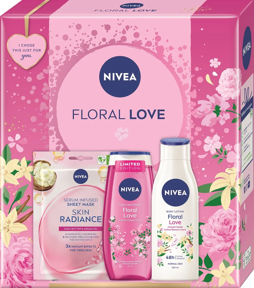 NIVEA BOX FLORAL LOVE LE