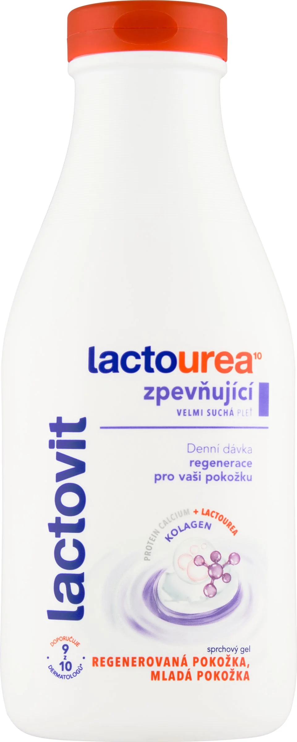 Lactovit Lactourea spevňujúci sprchový gél 1×500 ml, spevňujúci sprchový gél