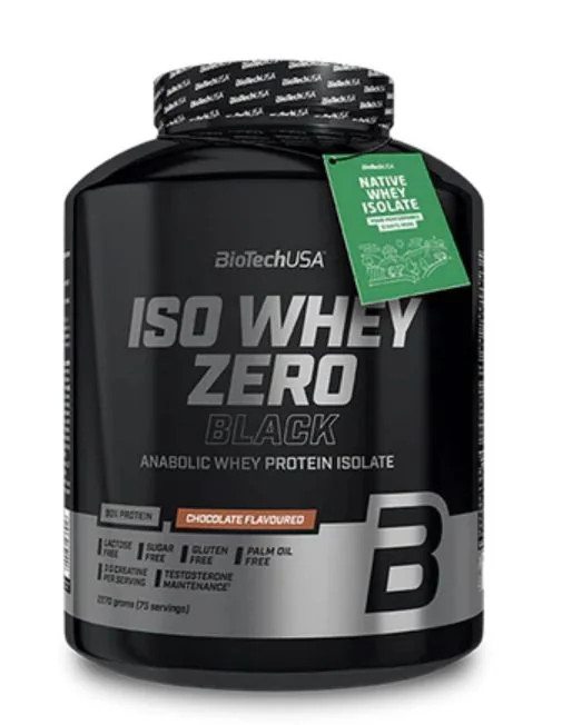 BioTechUSA ISO WHEY ZERO BLACK vanilka 2270 g