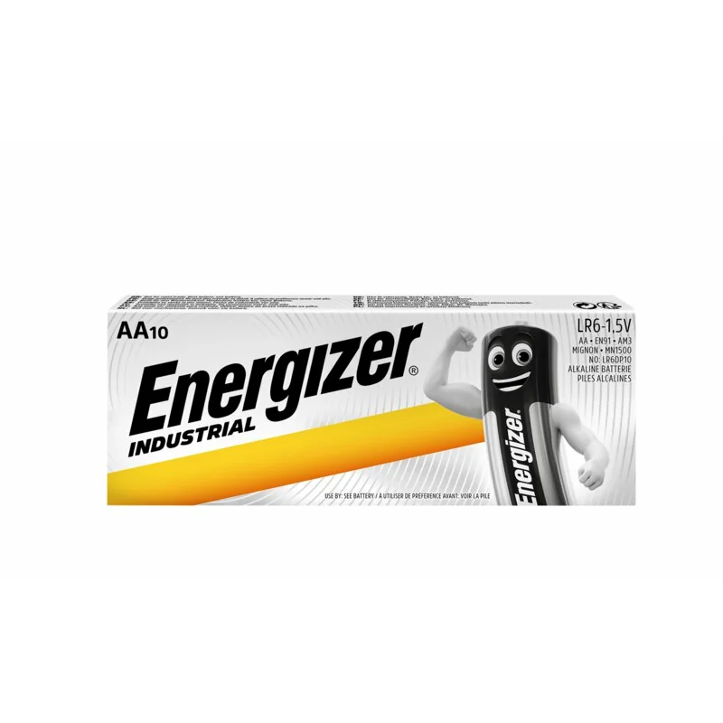 Energizer Industrial AA/LR6 DP10 alkalická priemyselná tužková batéria 10ks 7638900361056