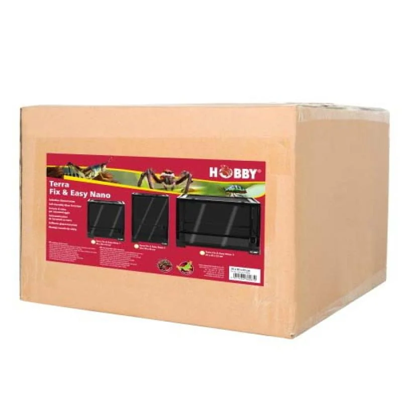 HOBBY Terra Fix & Easy Nano 3 -Terárium pre menšie plazy a hmyzy 45x45x32cm 8,72 kg 