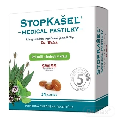 STOPKAŠEĽ Medical pastilky Dr. Weiss