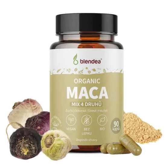 BLENDEA BIO MACA 4 ROOT MIX 1×90 cps, výživový doplnok