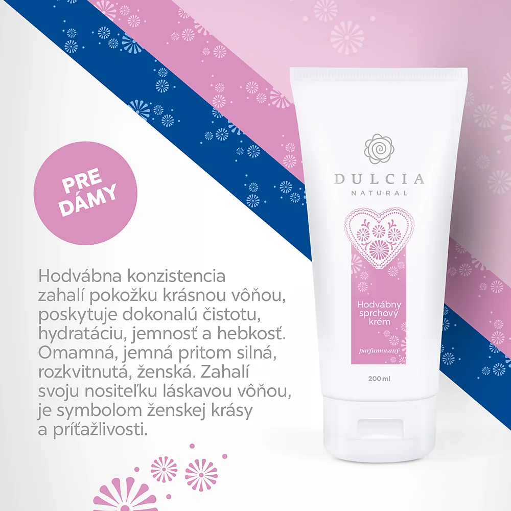 Dulcia natural - Hodvábny sprchový krém Silky shower cream