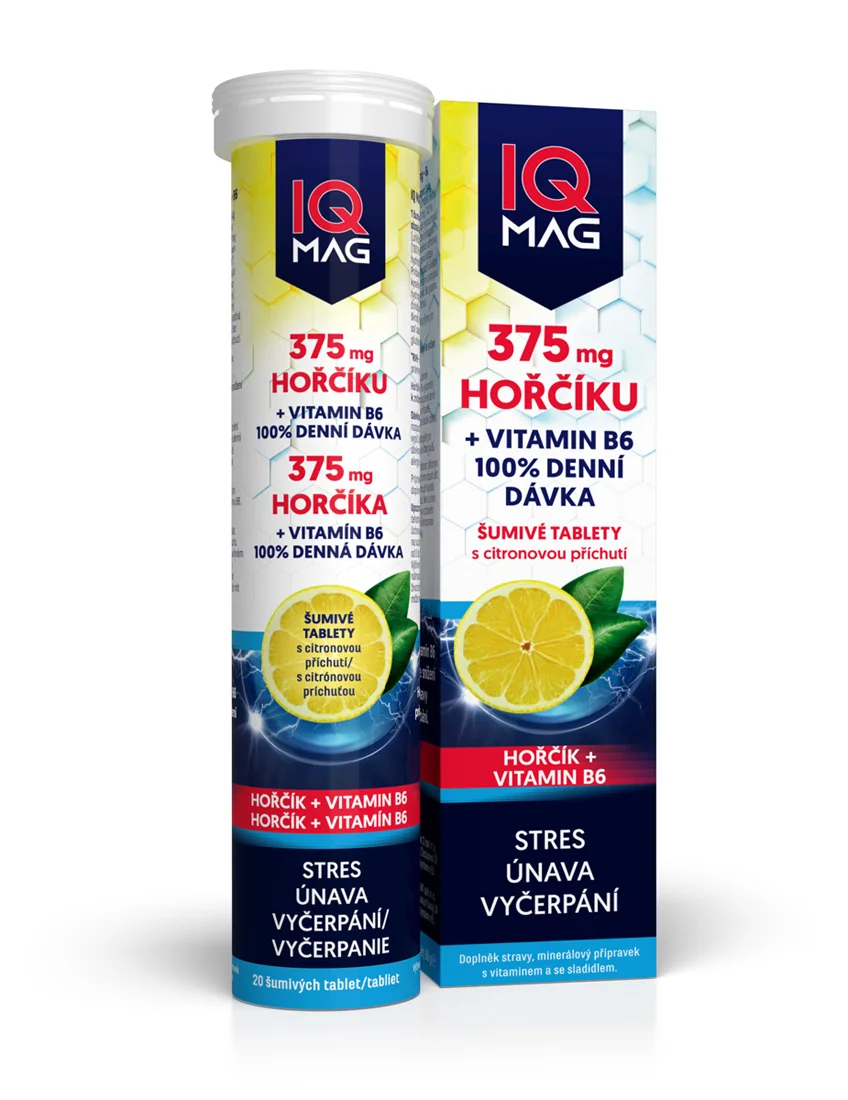 IQ MAG MAGNEZIUM 375MG+B6 20TBL EFF HORCIK NATURPR