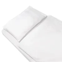 SkinPro Silver antibakteriálne obliečky na detskú prikrývku, biela 100 × 135