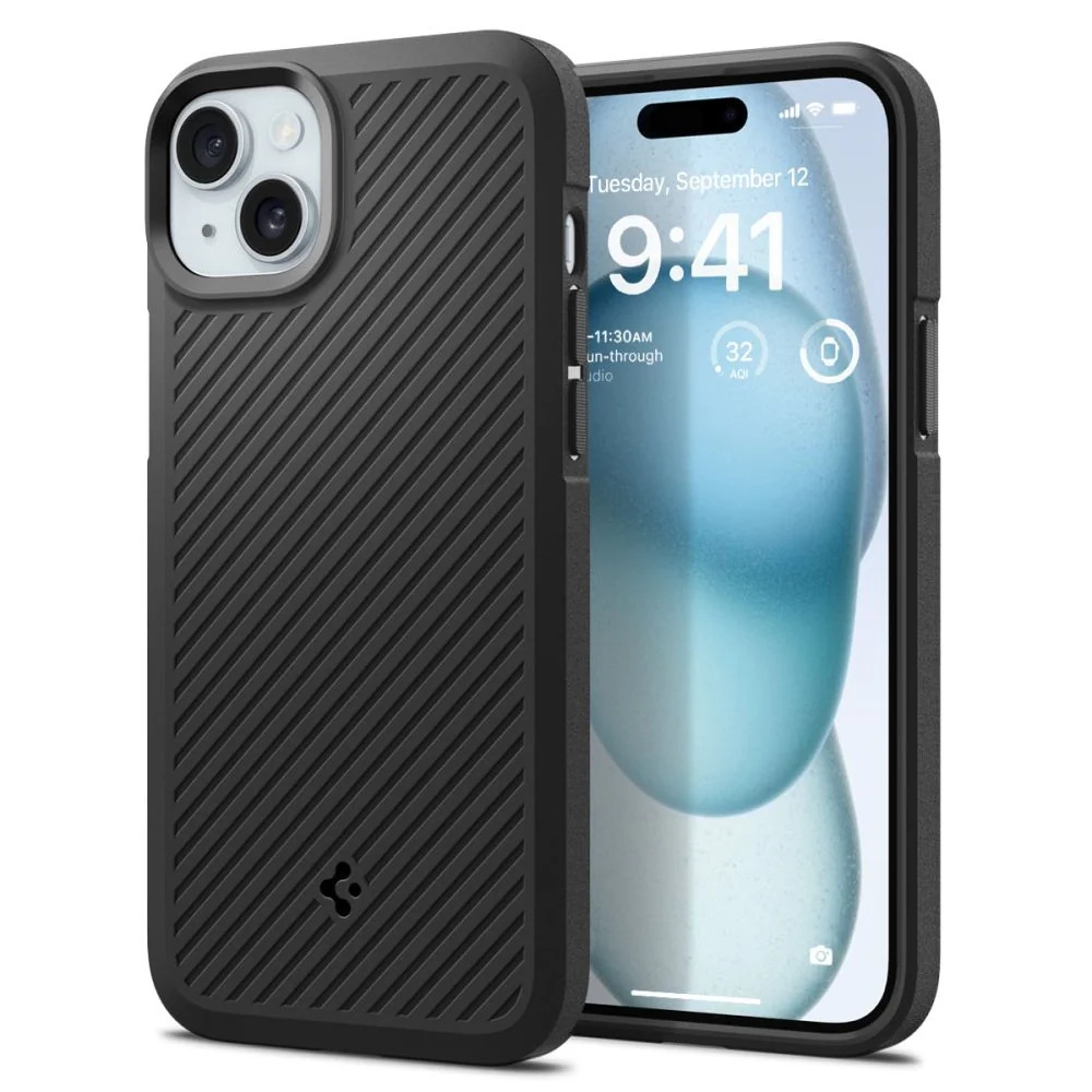 Spigen Core Armor kryt na iPhone 15 Plus, čierny 