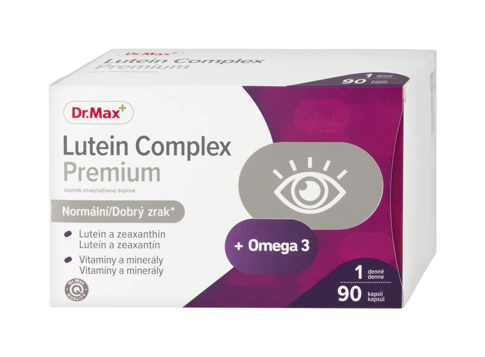 Dr. Max Lutein Complex Premium 1×90 cps, výživový doplnok