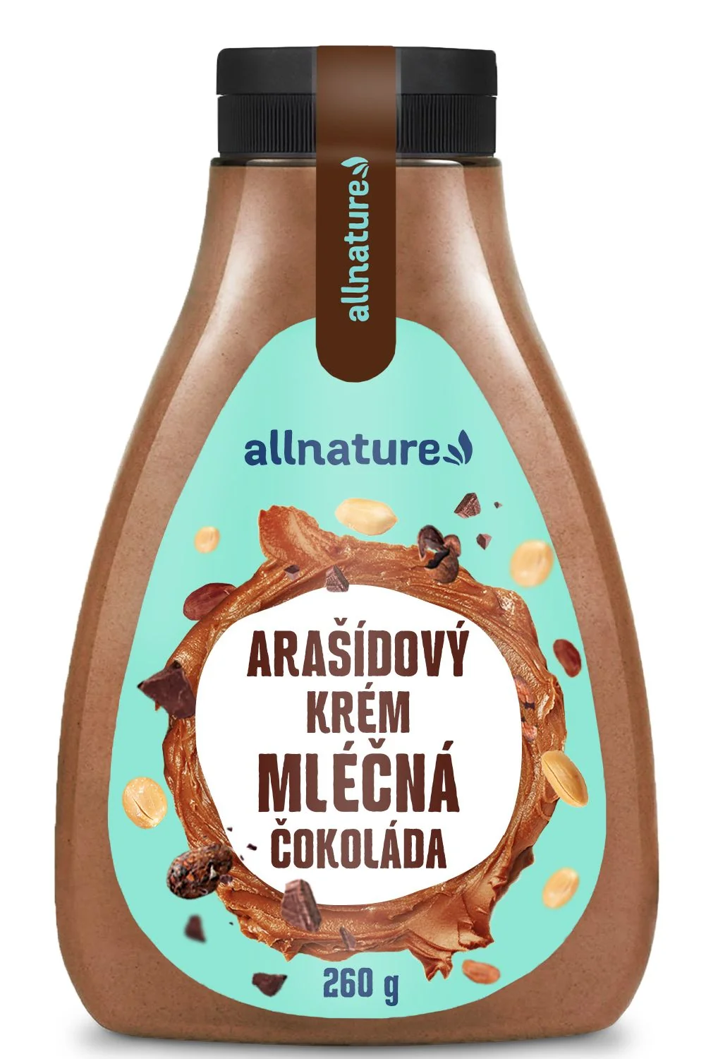 Allnature Arasidovy Krem Smliecnou Cokoladou 260g