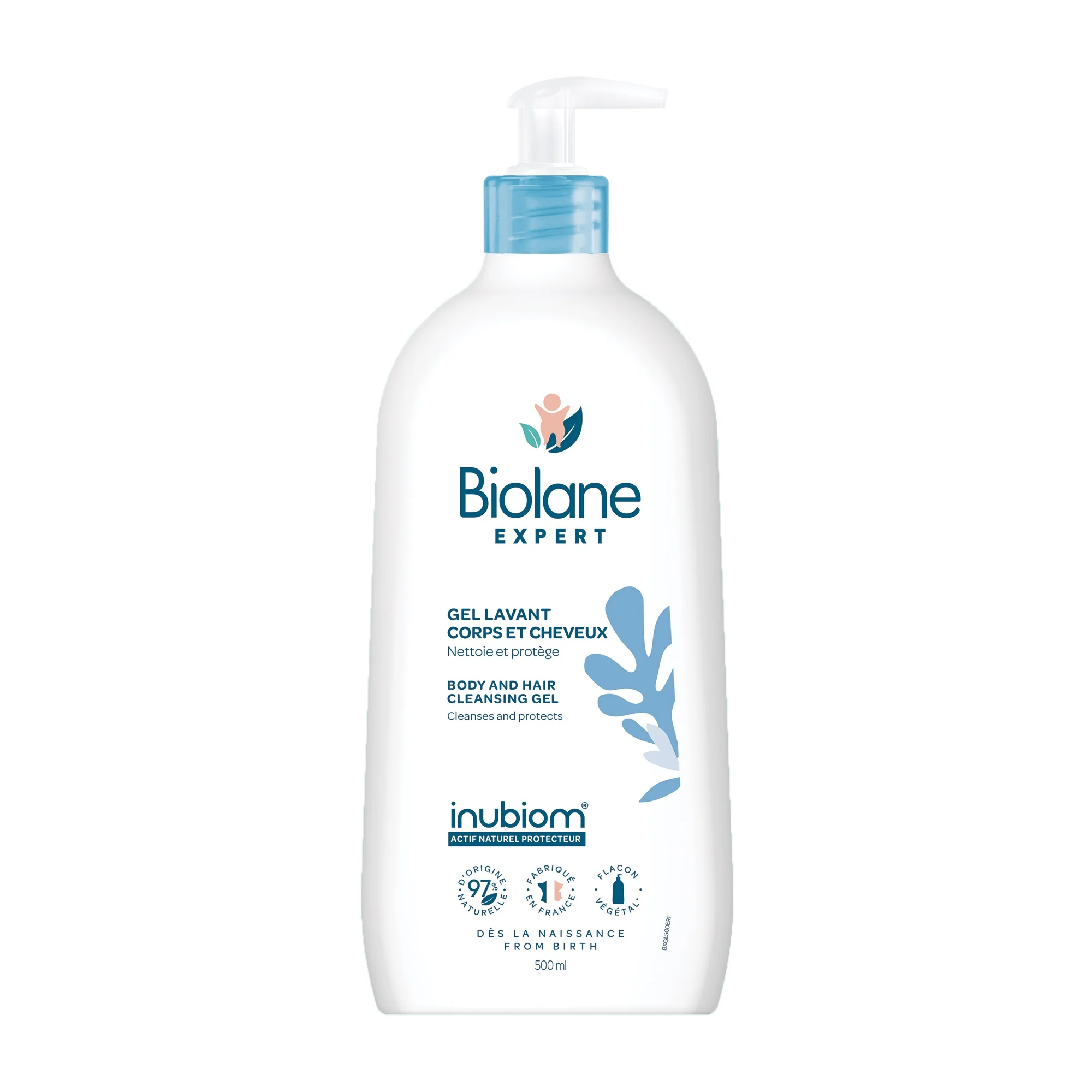 Biolane Sprchový gél na vlasy a telo 2 v 1 Biolane expert 1×500 ml, sprchový gél