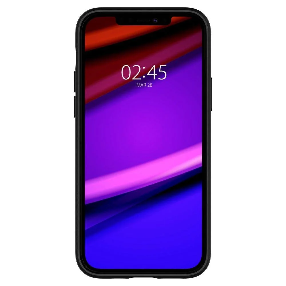 Spigen Core Armor silikónový kryt na iPhone 12 Pro Max, čierny 