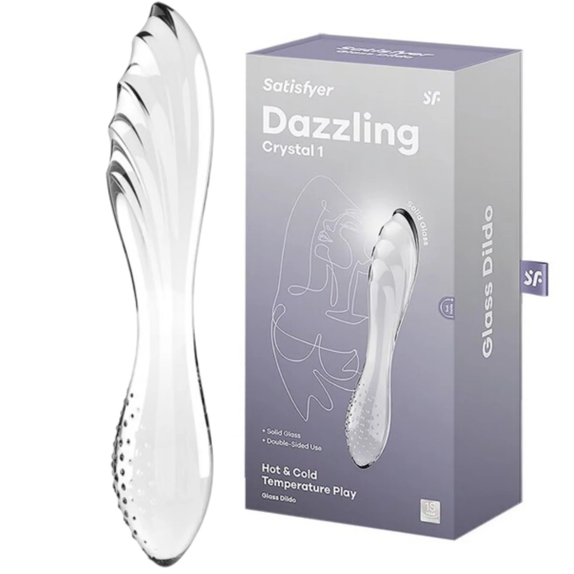 Satisfyer Dazzling Crystal 1 priehľadná