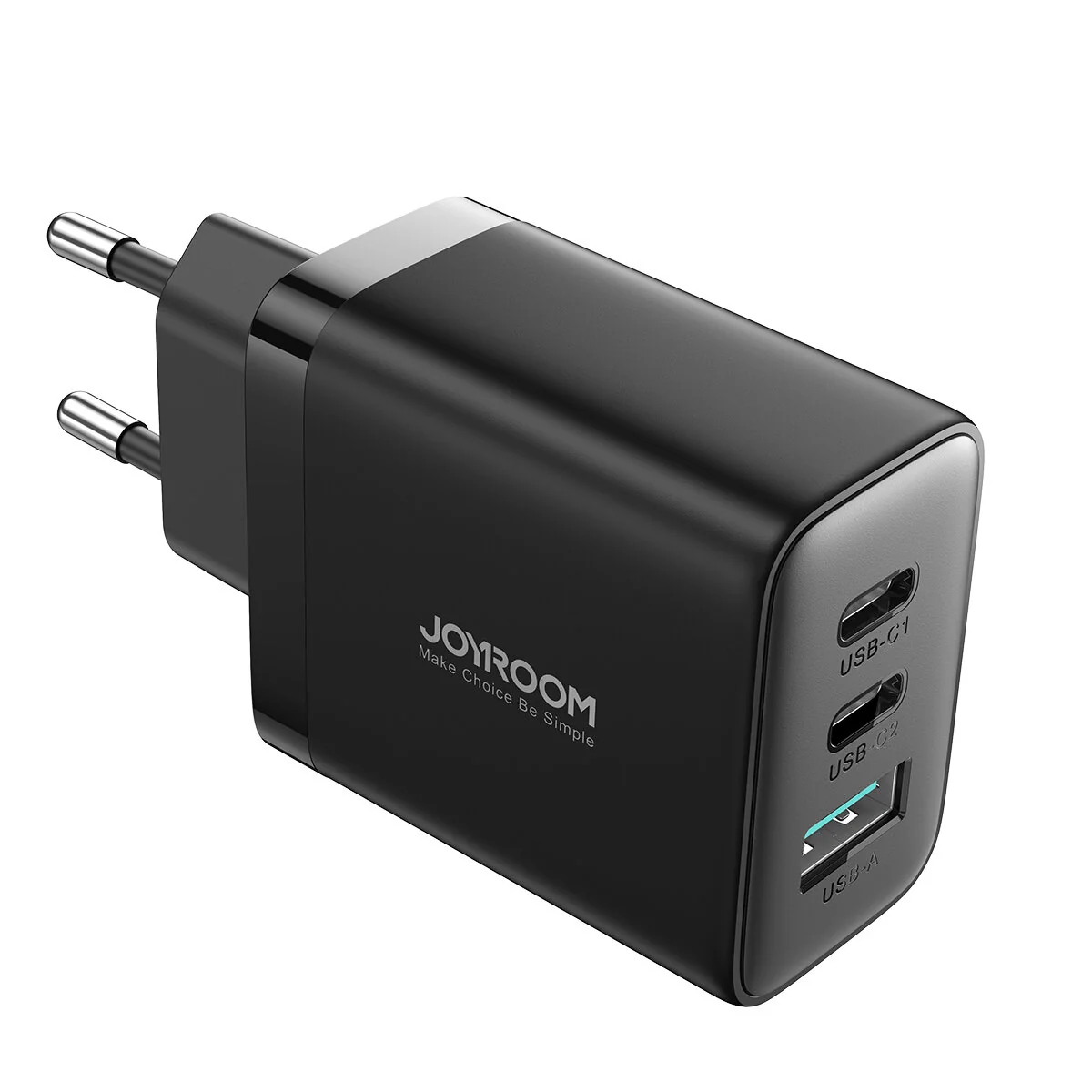 Joyroom JR-TCF10 sieťová nabíjačka USB / 2x USB-C 32W, čierna 