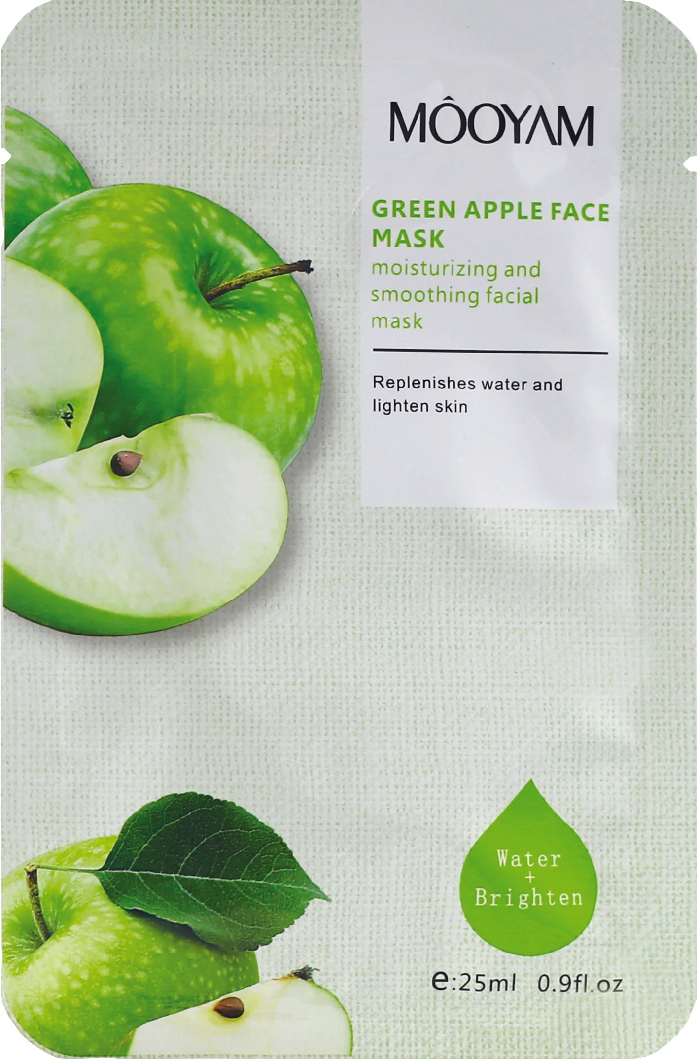 Mooyam pleťová maska Green Apple