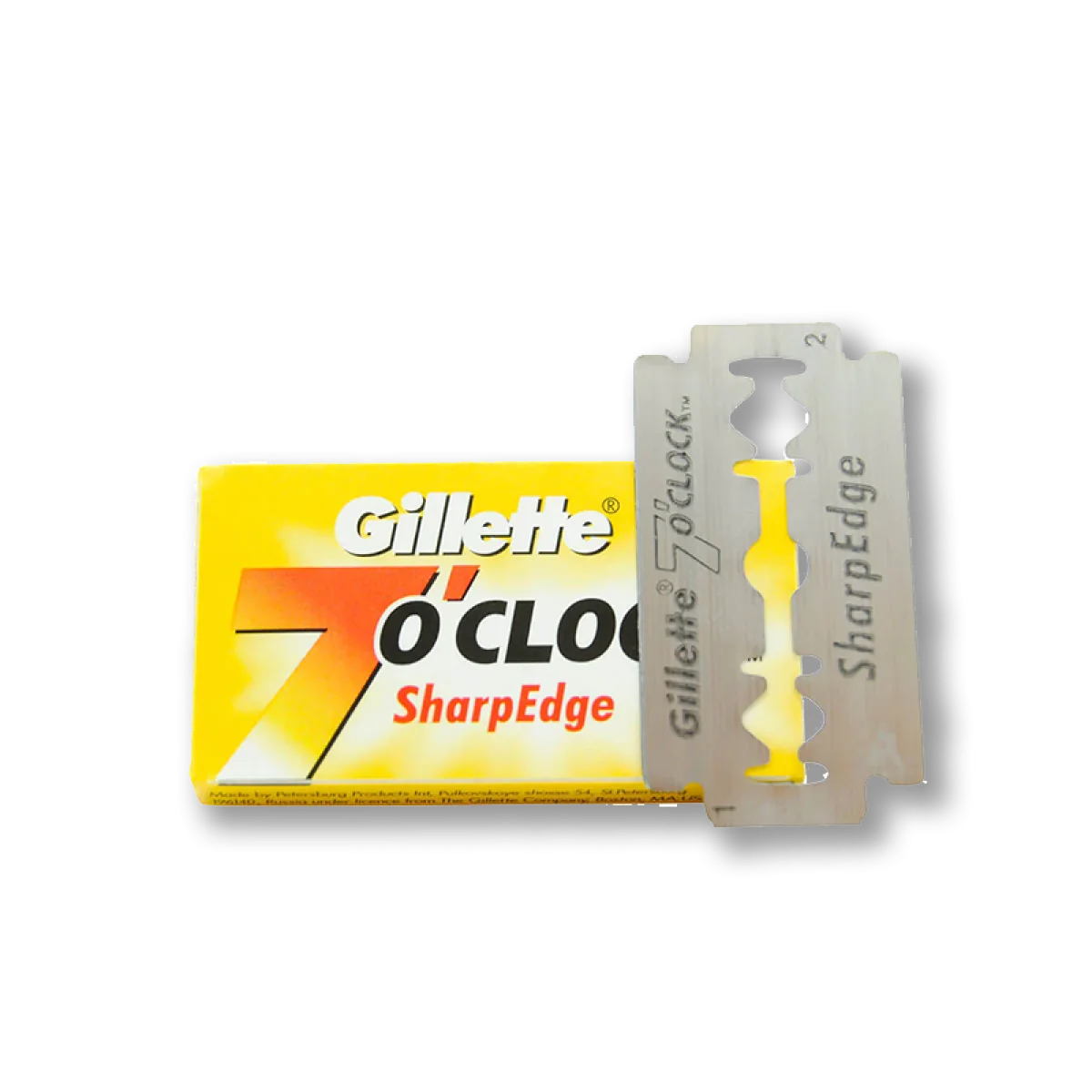 Obojstranné žiletky Gillette 7 O'clock Yellow 5ks