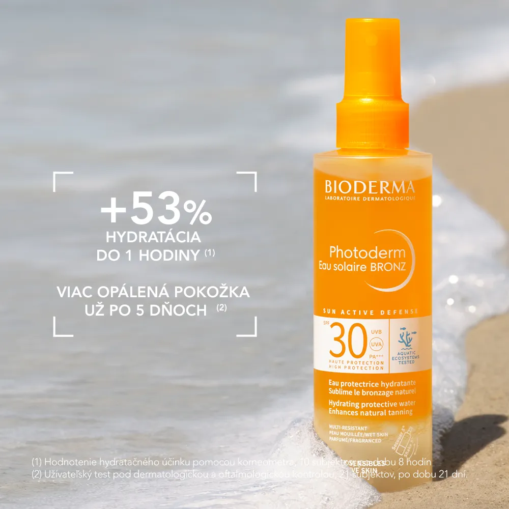 BIODERMA Photoderm BRONZ Opaľovacia voda SPF 30 pre bronzové opálenie 1×200 ml, opaľovacia voda