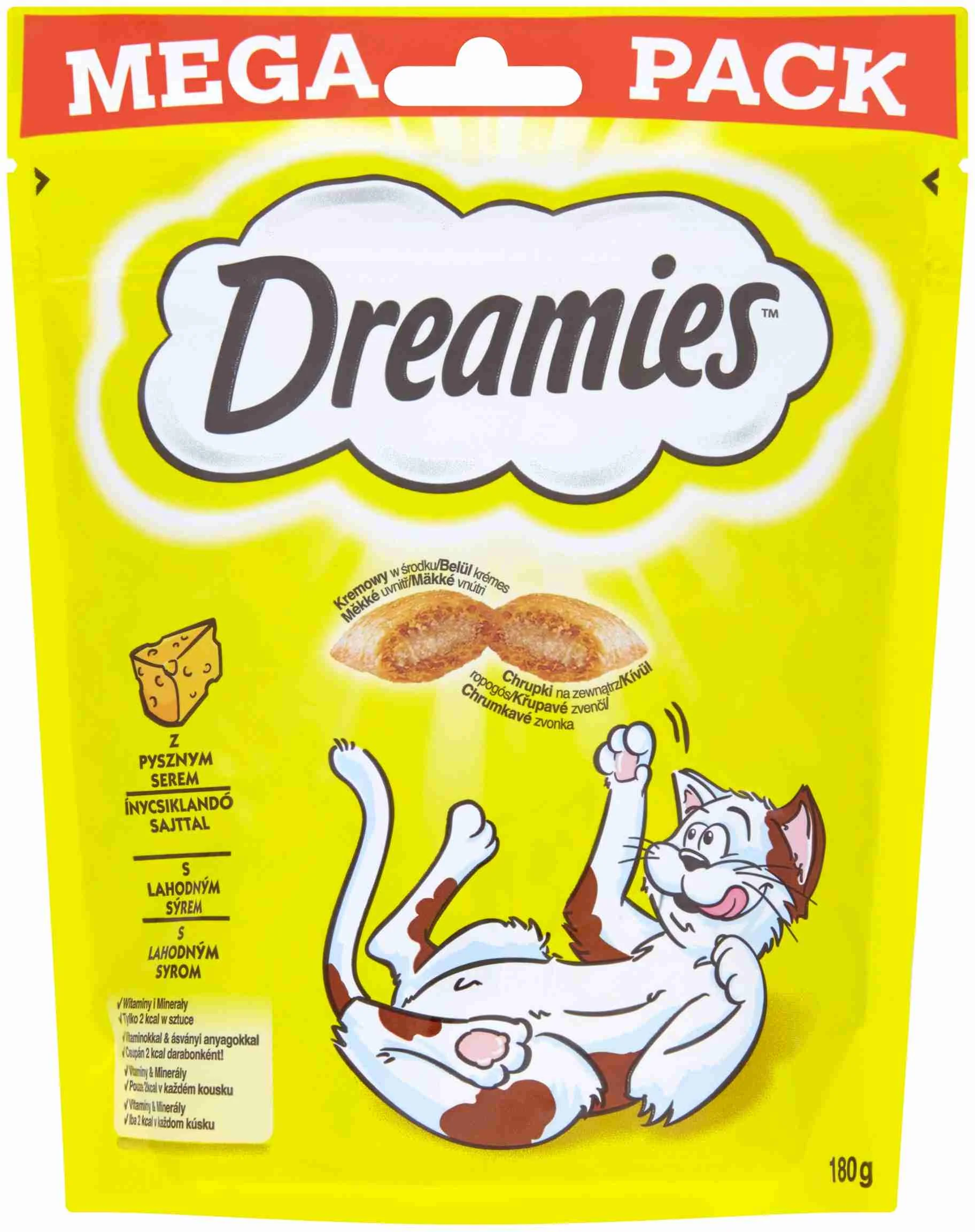 DREAMIES chrumkavá pochúťka so sýrom