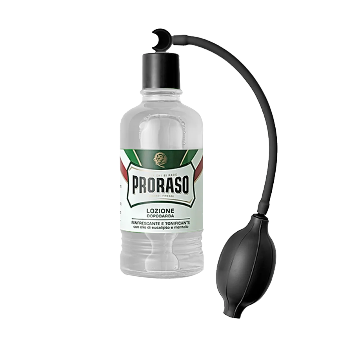 Gumový rozprašovač na kolínsku Proraso Vaporizers for cologne black 