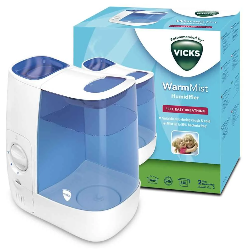 Vicks Warm Mist Vh845e2, Parný Zvlhčovač Vzduchu