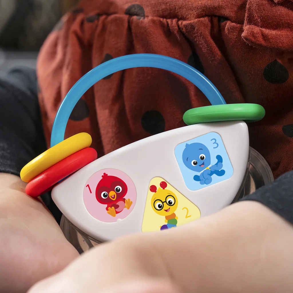 BABY EINSTEIN Tamburína s hrkálkou 3m+ 1×1 ks