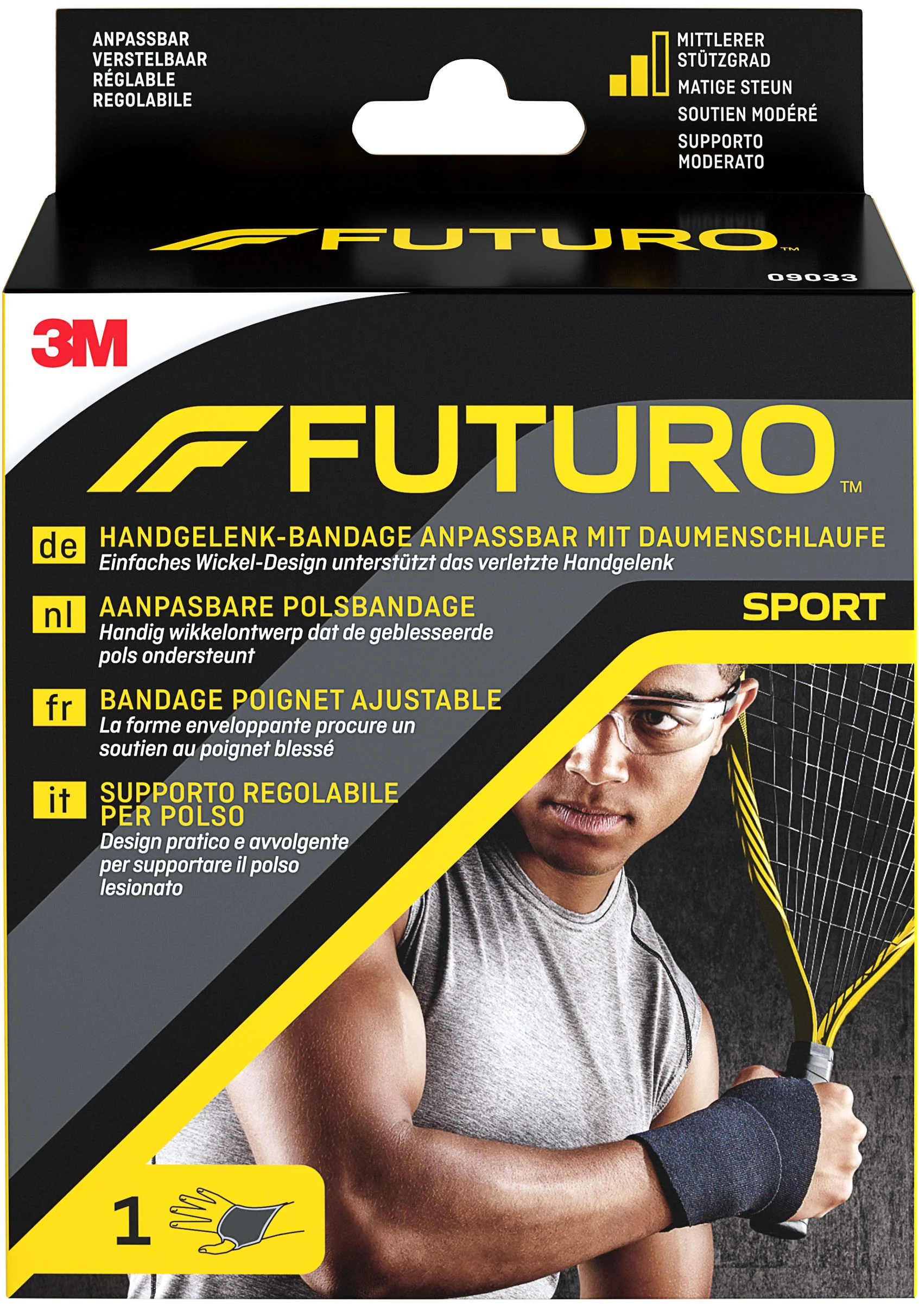 3M FUTURO Nastaviteľná bandáž na zápästie SPORT