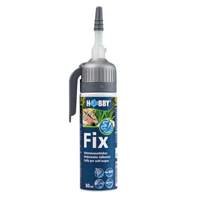 HOBBY Fix - Underwater Adhesive 80 ml lepidlo na lepenie aj pod vodou,  transparent transparentné