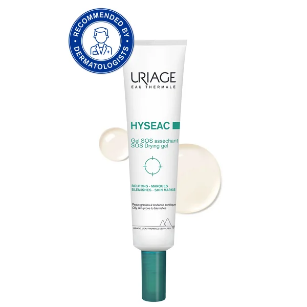 URIAGE HYSEAC SOS Drying Gel 1×15 ml, vysušujúci gél na mastnú pleť s nedokonalosťami