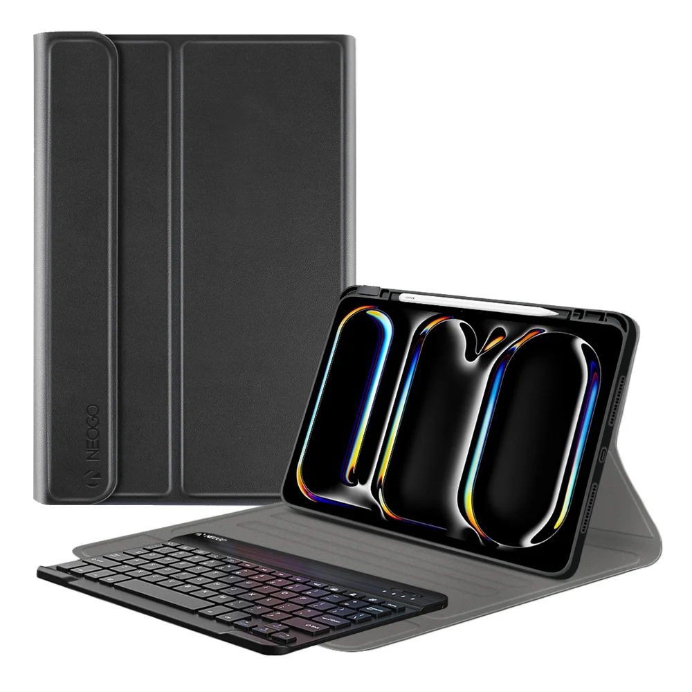 NEOGO Smart Cover Keyboard puzdro na iPad Pro 13'' 2024 čierne