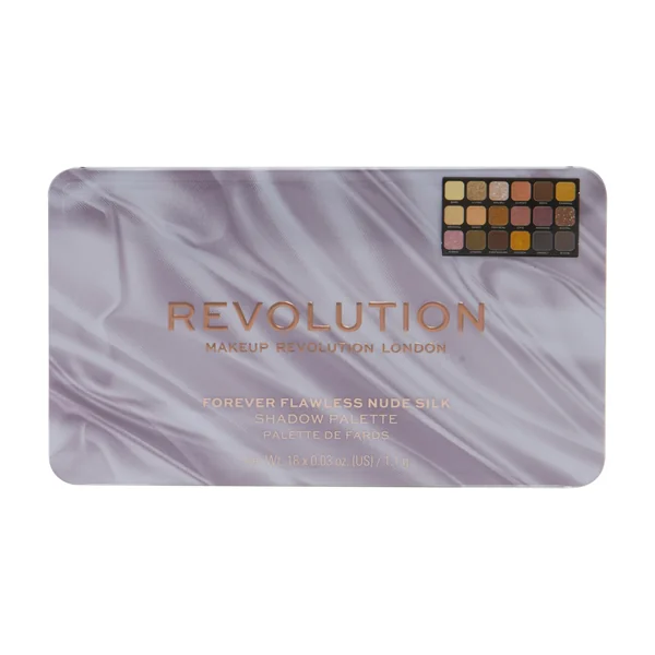 Revolution, Forever Flawless Shadow Palette Nude Silk, paletka očných tieňov