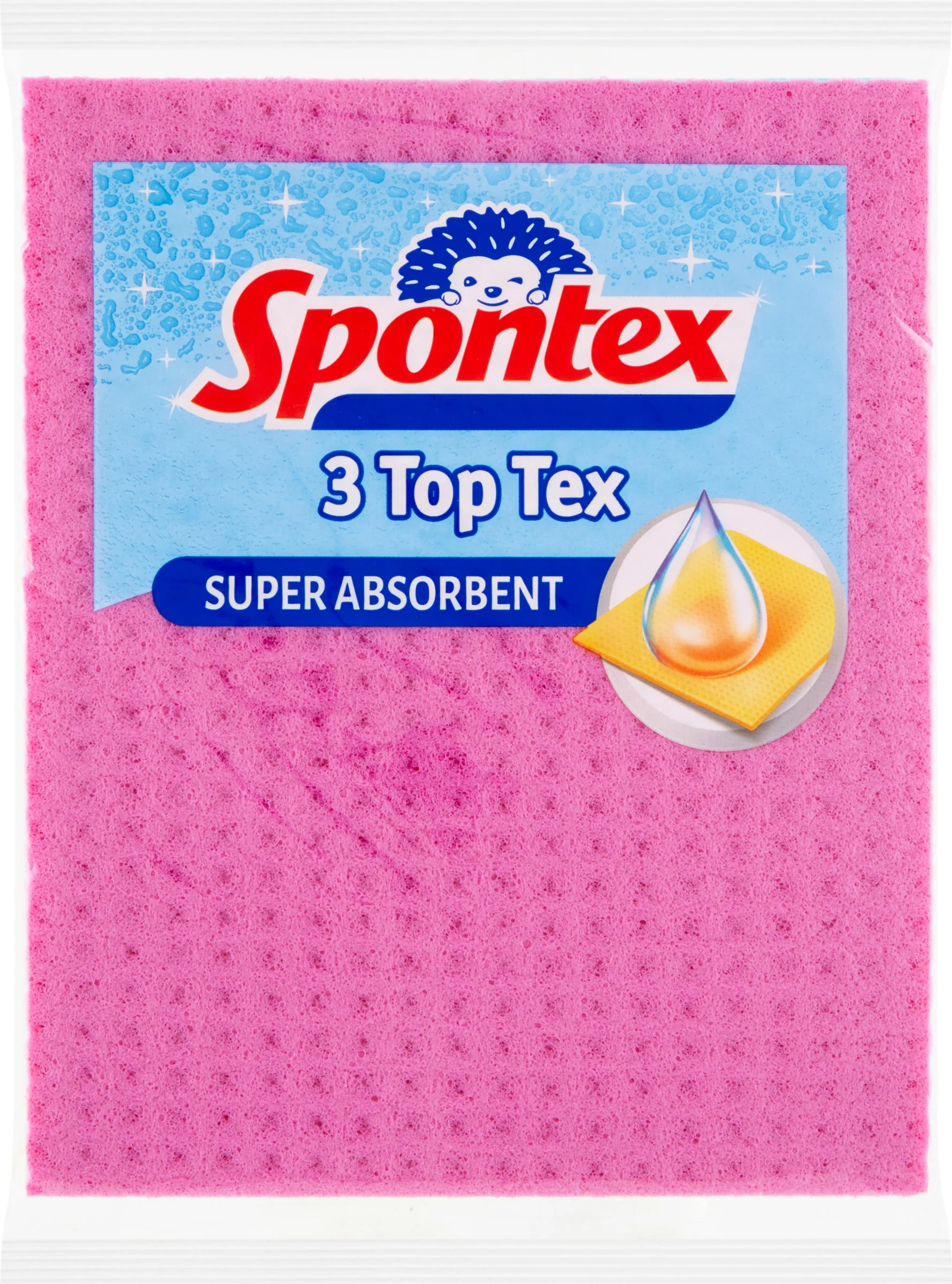 Spontex Top Tex houbová utěrka 3ks 1×3 ks, špongiová utierka