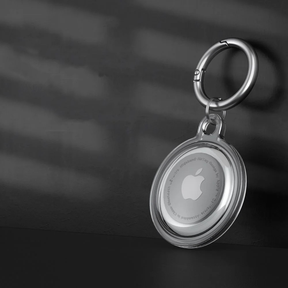 Tech-Protect Icon silikónový kryt na Apple AirTag, priesvitný 